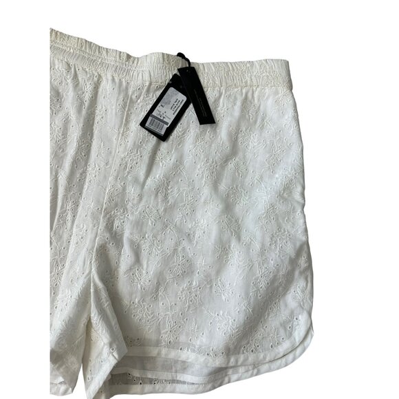 RAG & BONE Ivory Eyelet Shorts Size Small NEW - Picture 3 of 4